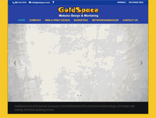 Tablet Screenshot of goldspace.com